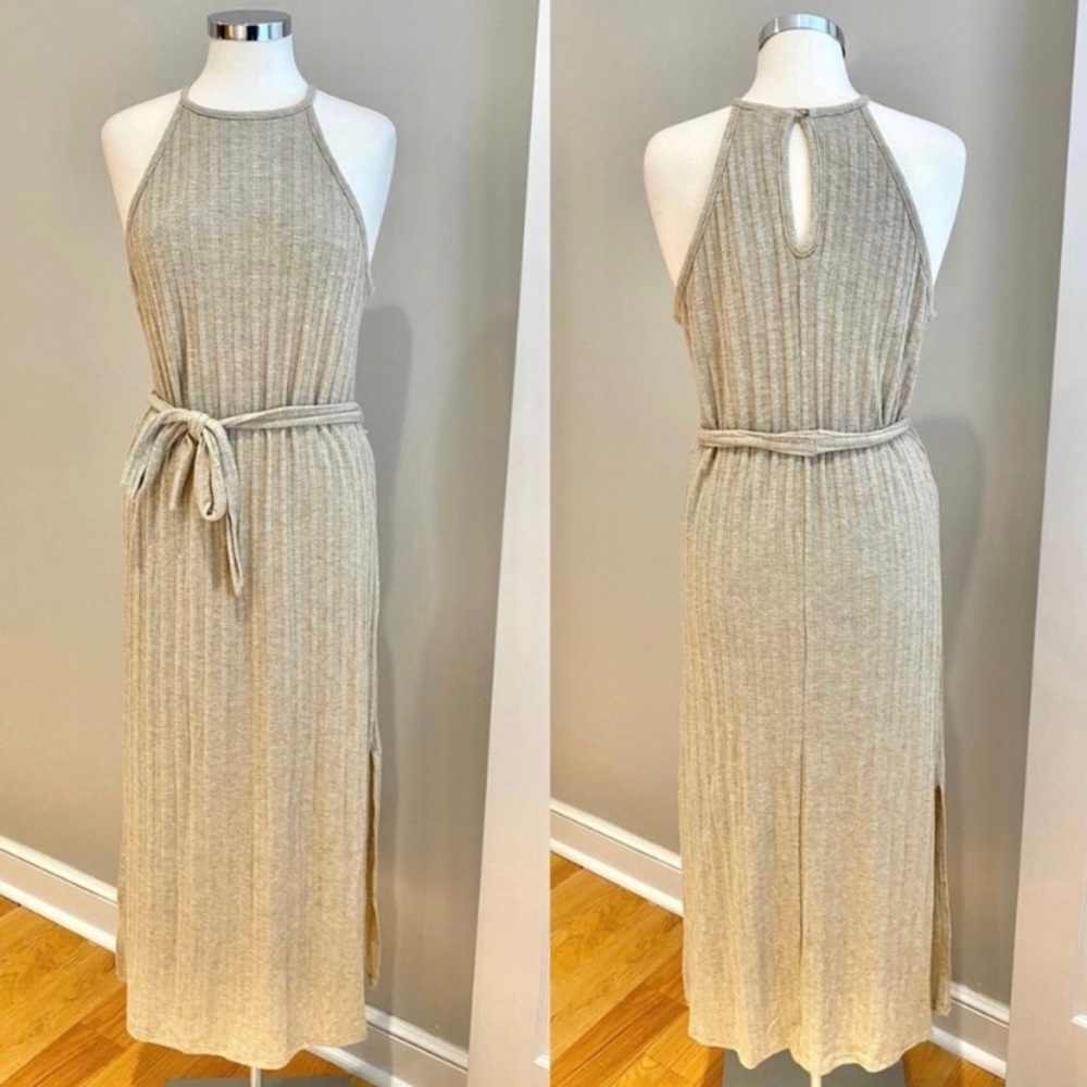 Anthropologie Caroline Knit Midi Dress Size L